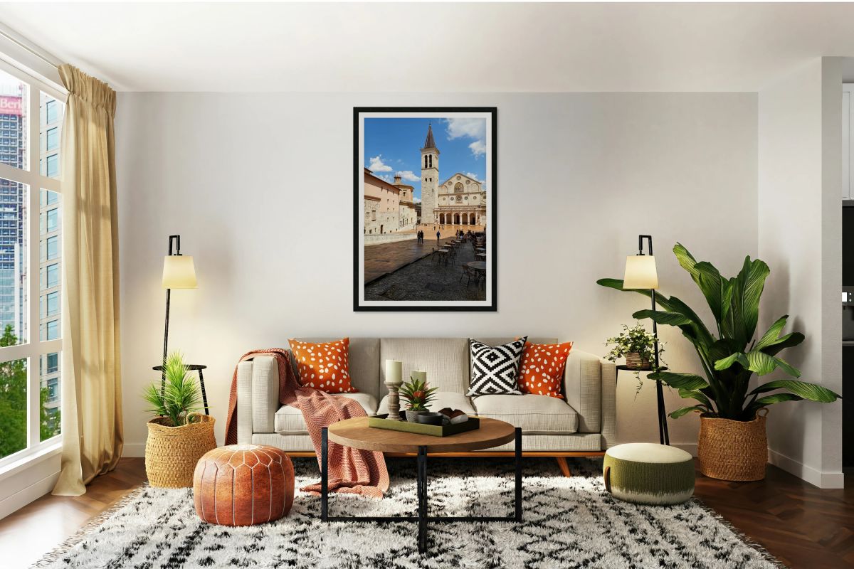 Spoleto Umbria Italy. Duomo di Spoleto Cathedral