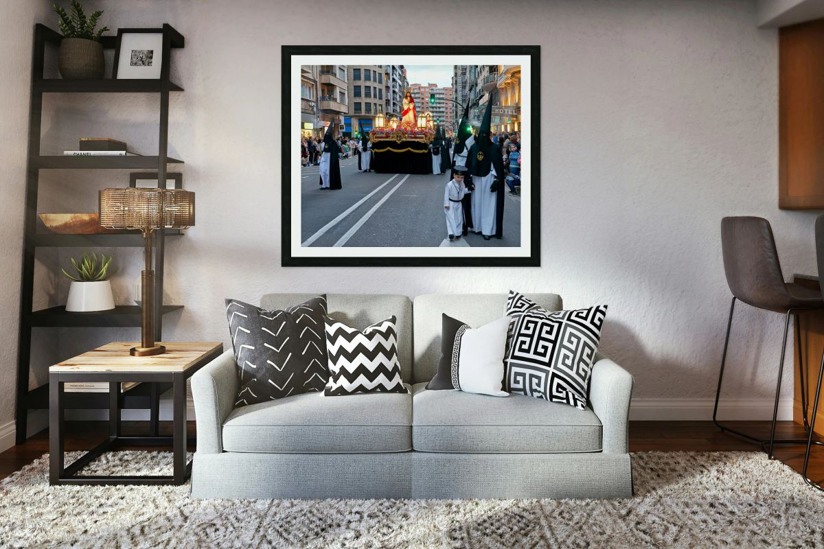 Zaragoza. Saragossa. Aragon. Spain.  Processions of the Easter Holy Week