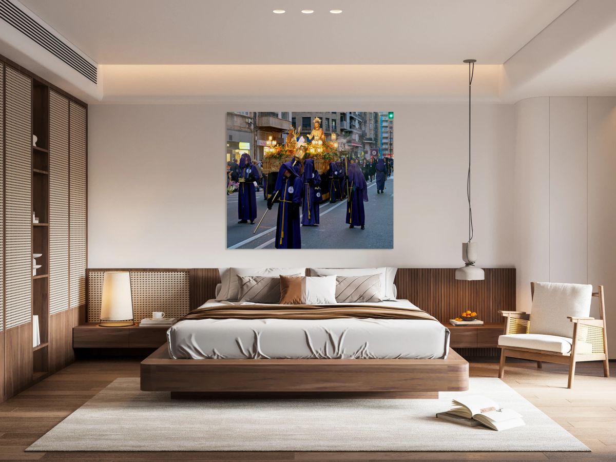 Zaragoza. Saragossa. Aragon. Spain.  Processions of the Easter Holy Week