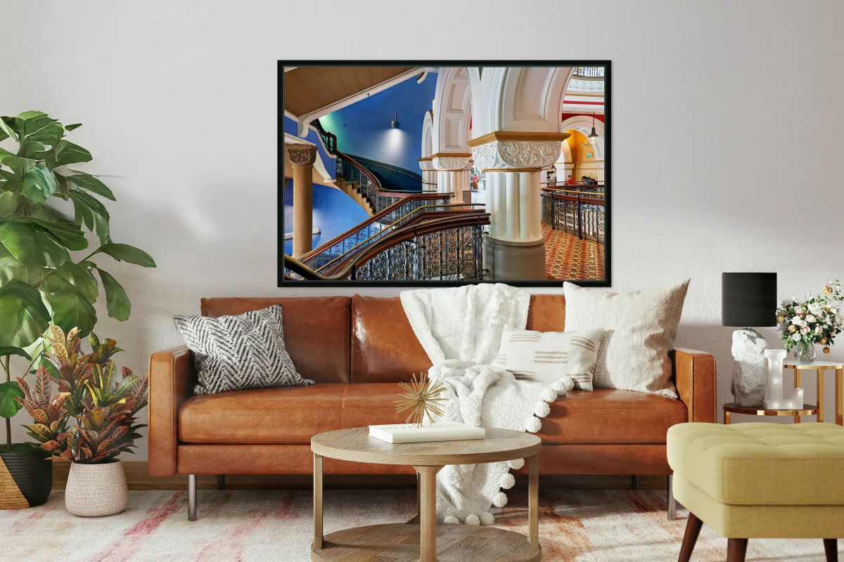Interior view of Queen Victoria Building in Sydney Australia