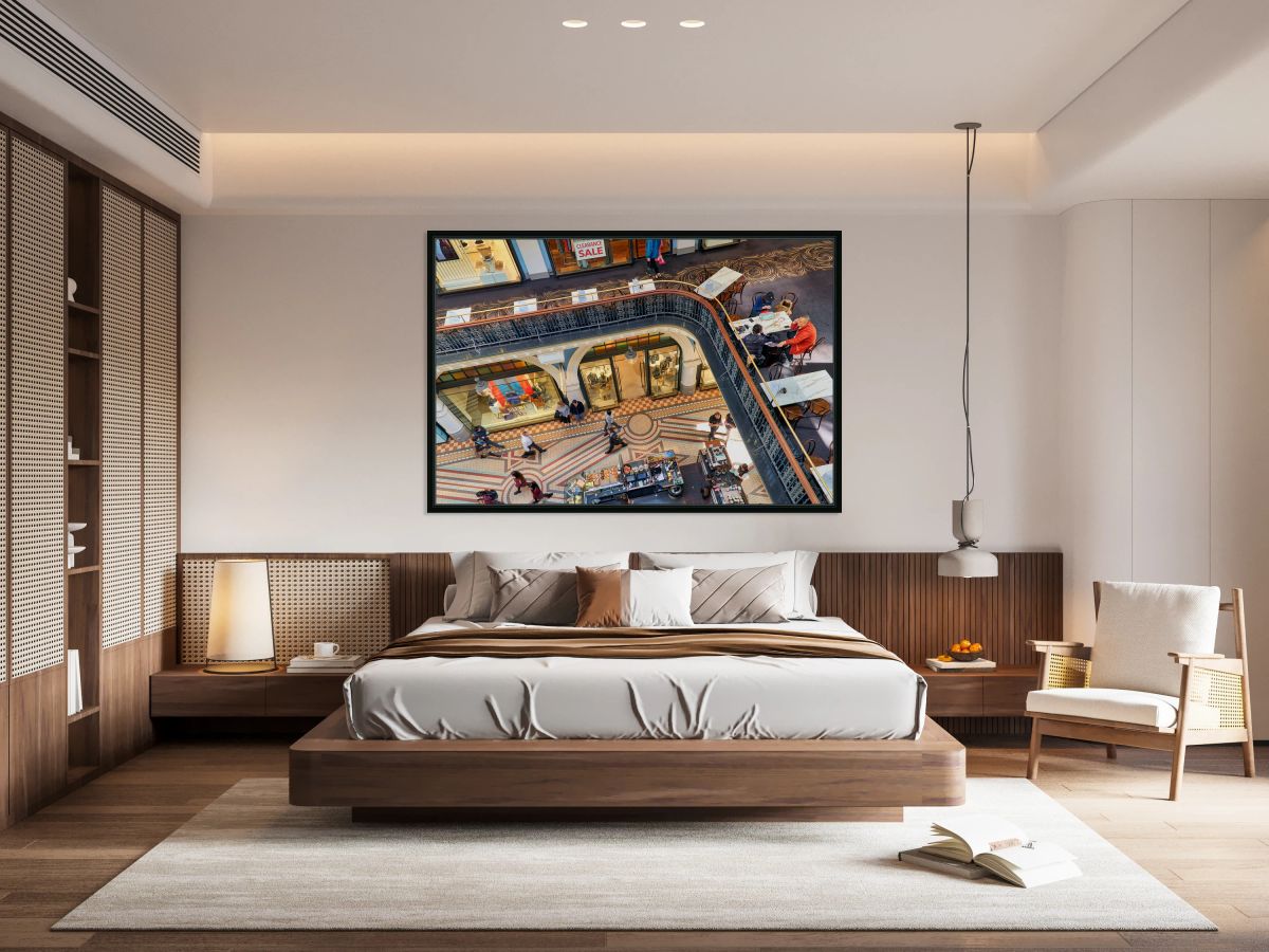 Ornate interior space of Queen Victoria Building in Sydney Austr