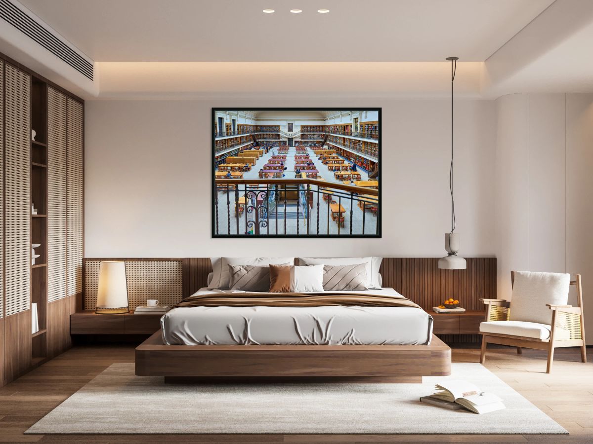Students study in library at Mitchell Library Sydney
