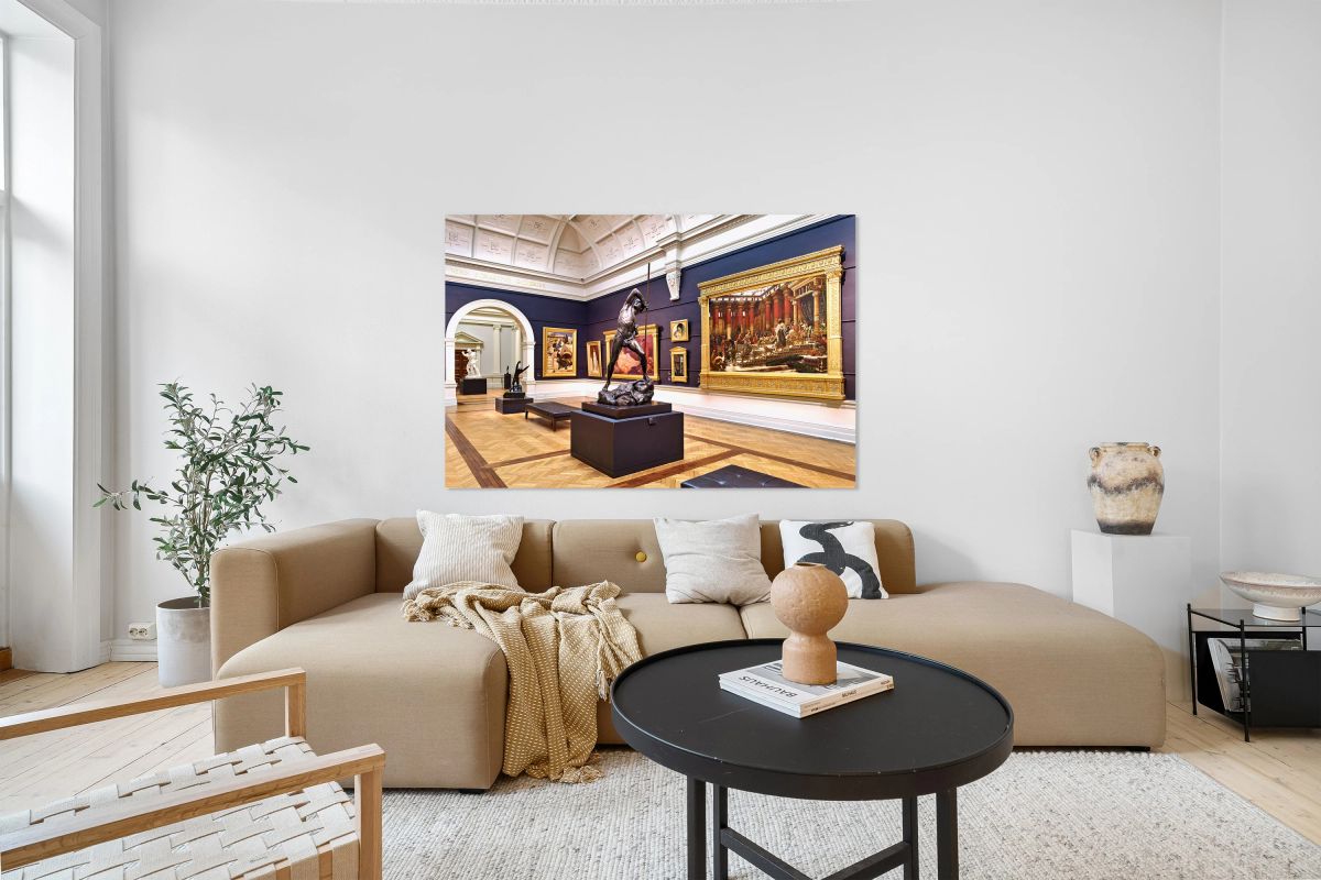 Sculptures and paintings displayed in Art Gallery of New South W