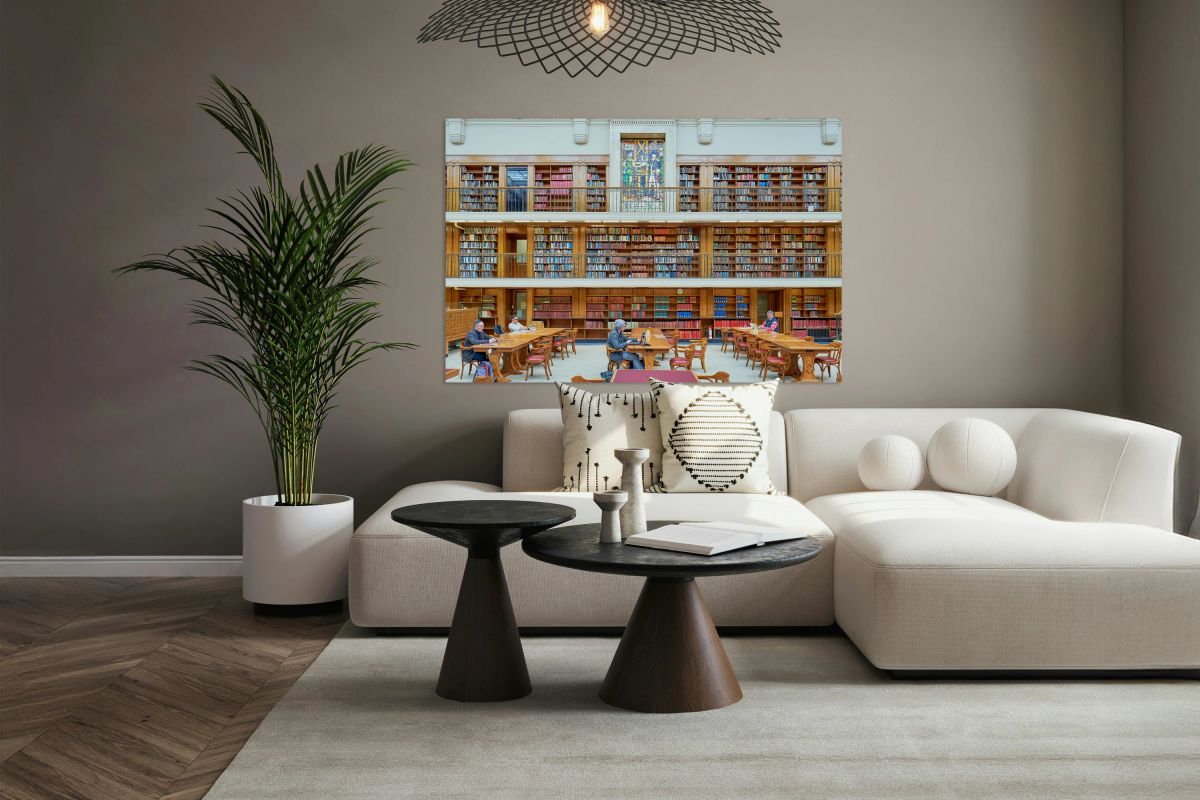 Studying in the grand Mitchell Library in Sydney Australia