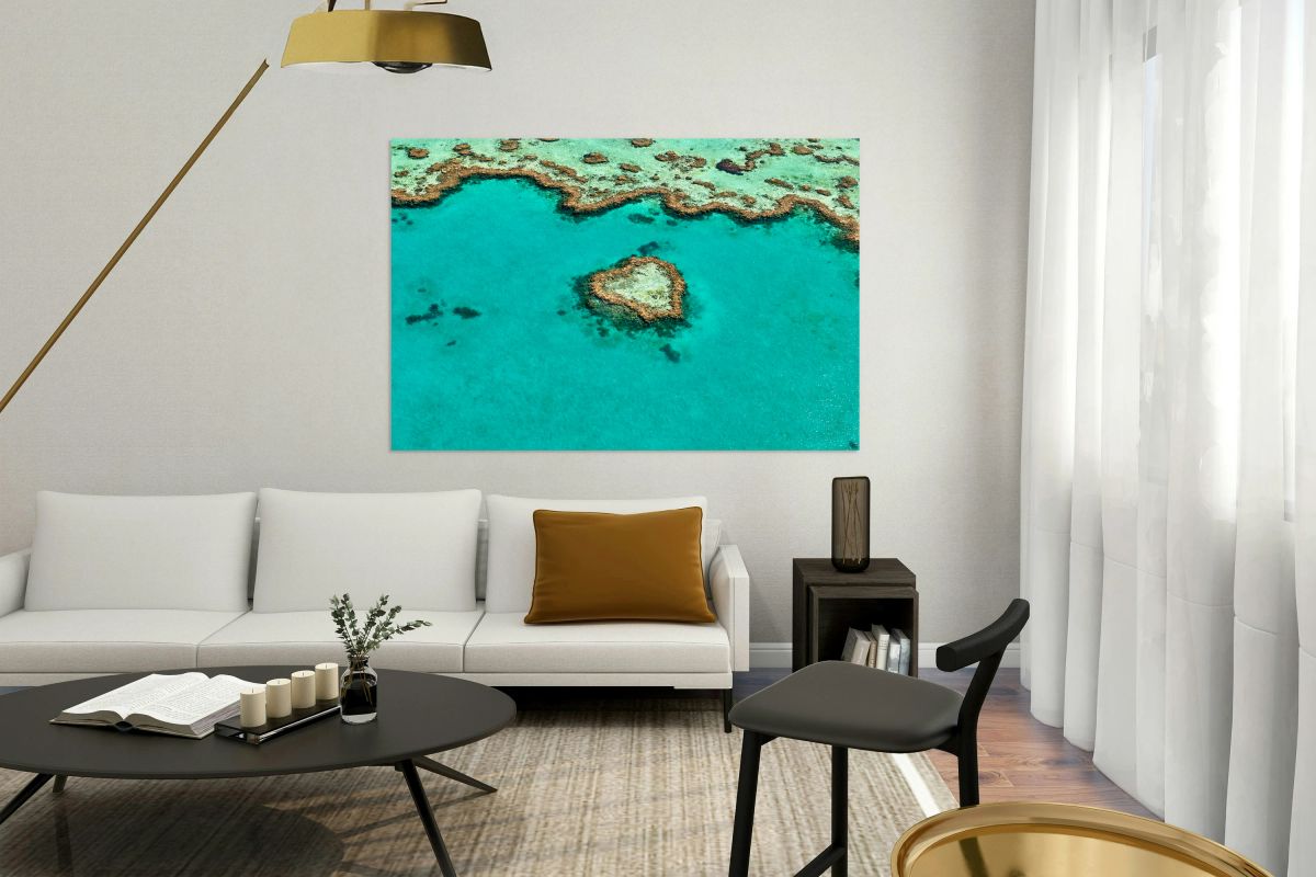 Heart Reef Great Barrier Reef Australia