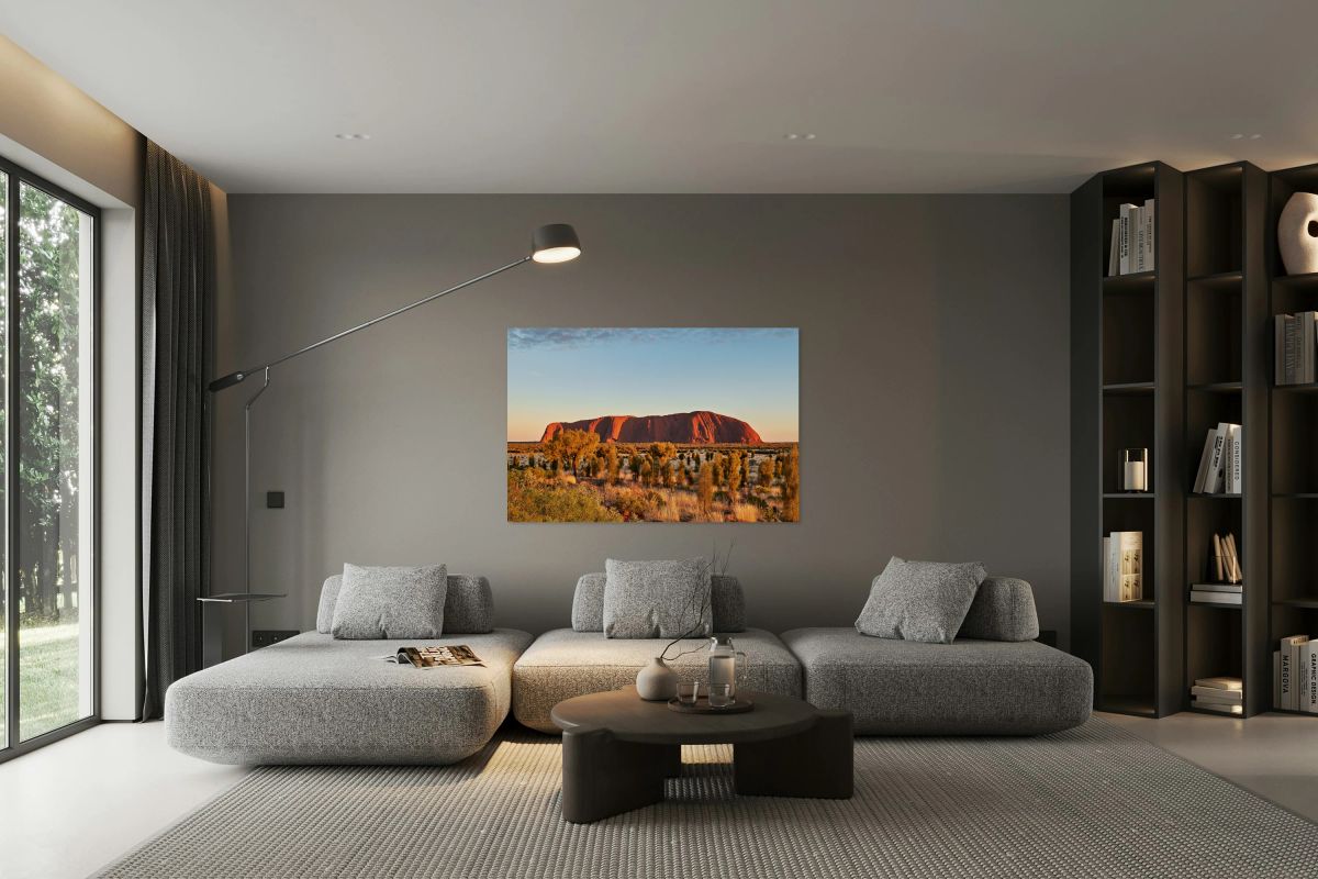 Uluru at sunset Australia