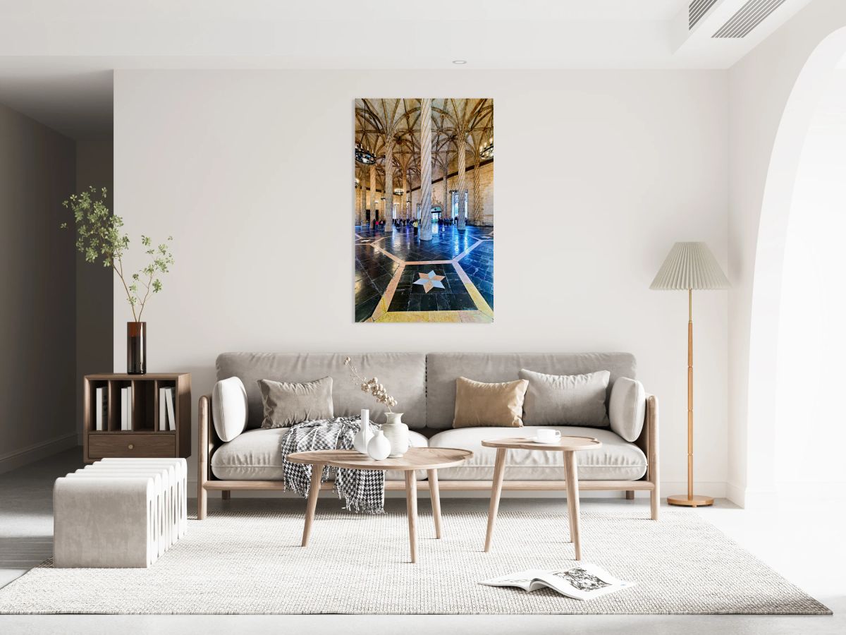 Tourists visit Lonja de la Seda in Valencia Spain during daytime