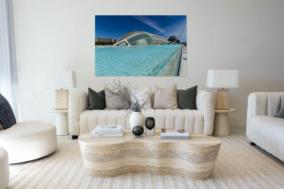 Valencia Spain features City of Arts and Sciences with Hemisferi