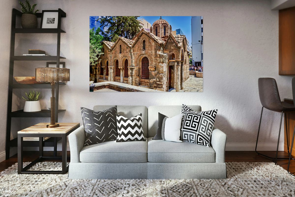 Oldest church in Athens Greece Orthodox Church of Panaghia Kapn