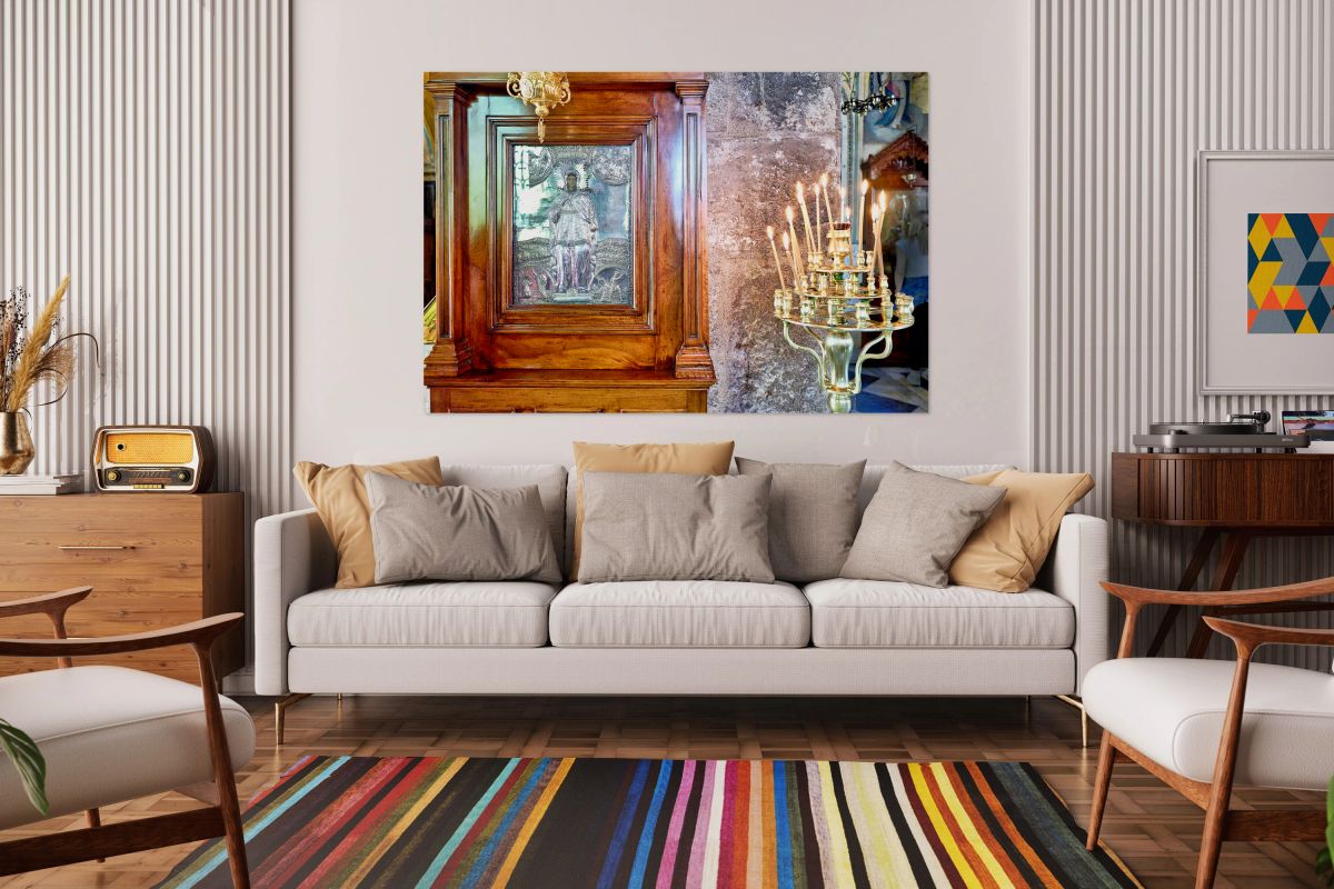 Visit to orthodox church of panaghia kapnikarea in athens greece