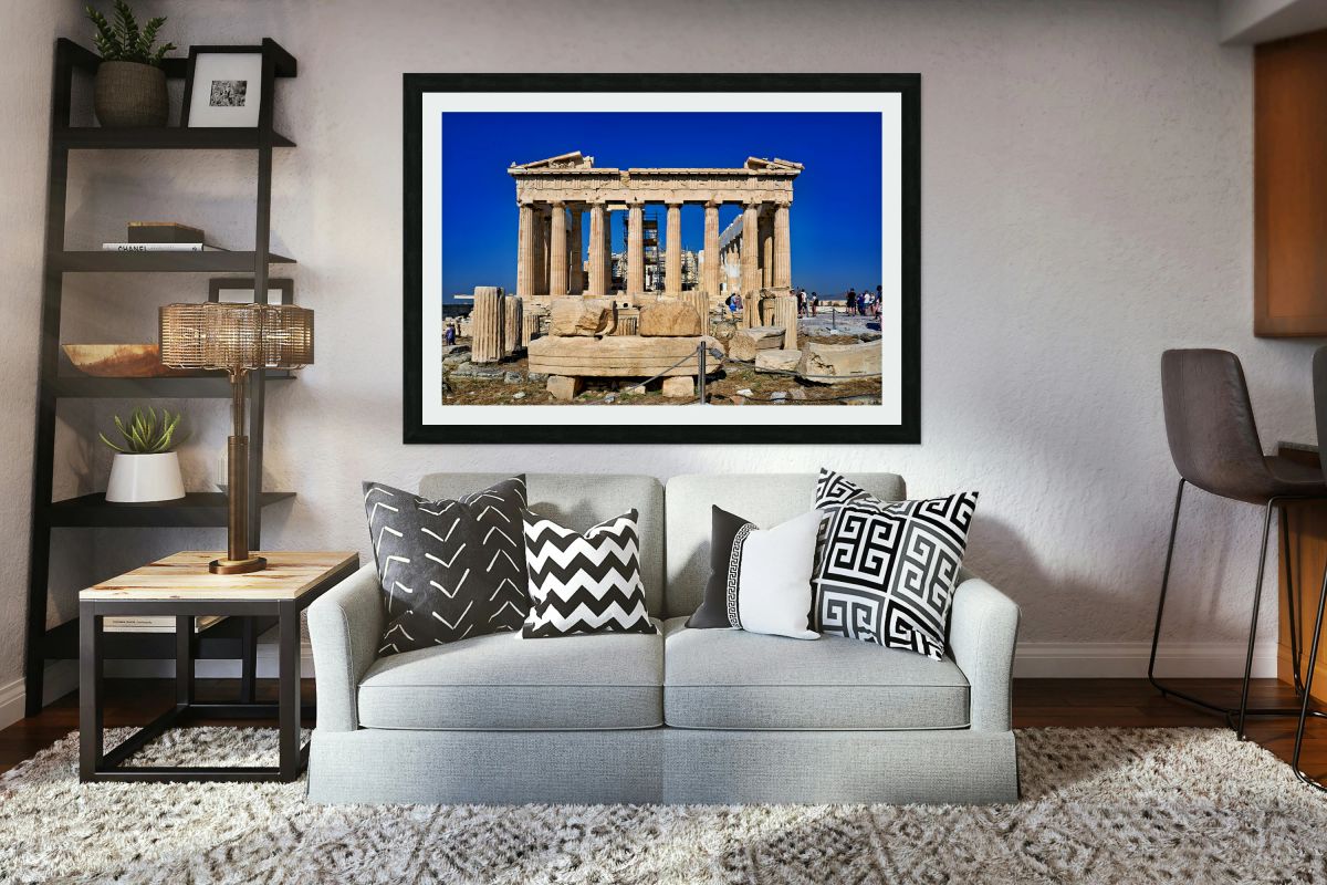 Visit to the parthenon at acropolis in athens greece