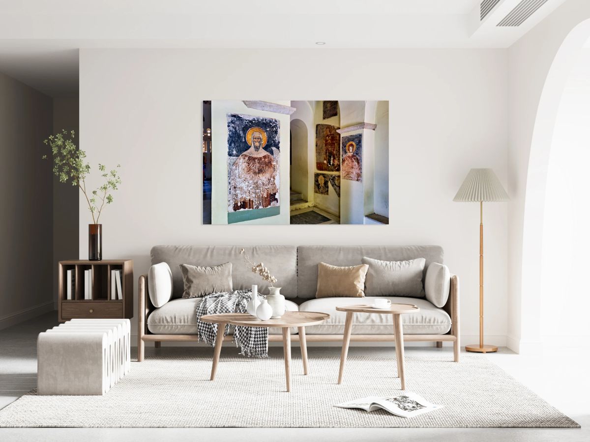 Old church of the holy apostles in athens greece at ancient agor