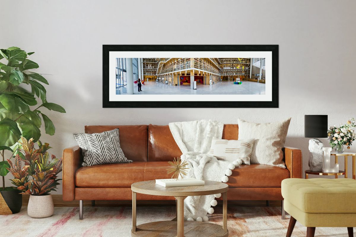 Panoramic view of the National Library in Athens Greece