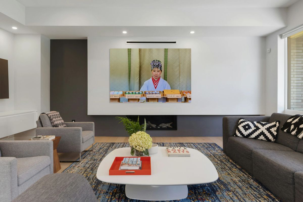 Sale of candles and treats outside a Japan temple in Nara