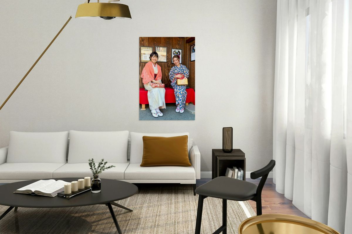 Women wear traditional kimono in Higashiyama district Kyoto Ja