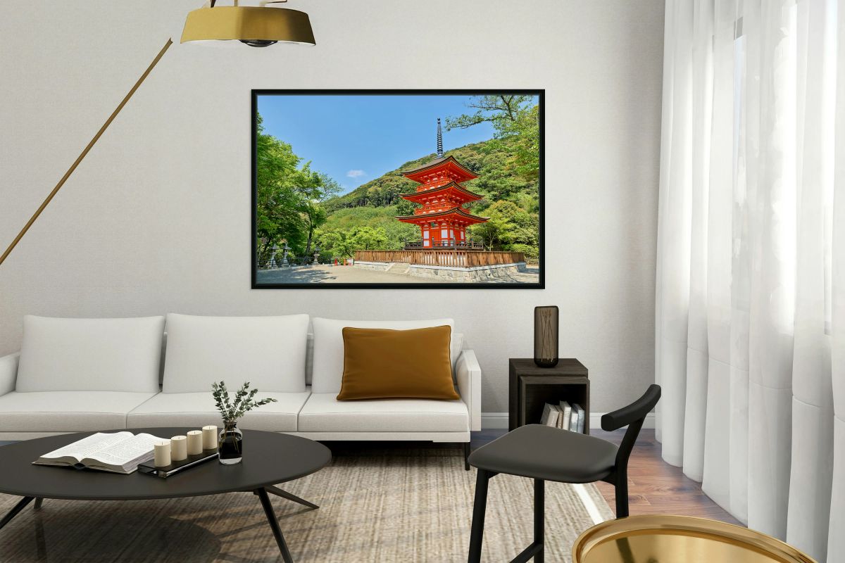 Koyasu pagoda at kiyomizu dera temple in kyoto japan