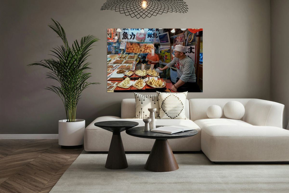 Visit to Nishiki Market for local food in Kyoto