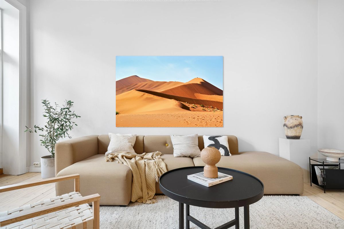 Sand dunes at Sossusvlei in Namib Naukluft National Park