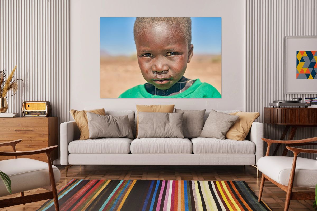 Children in Palmwag Kunene Region Damaraland in Namibia play tog