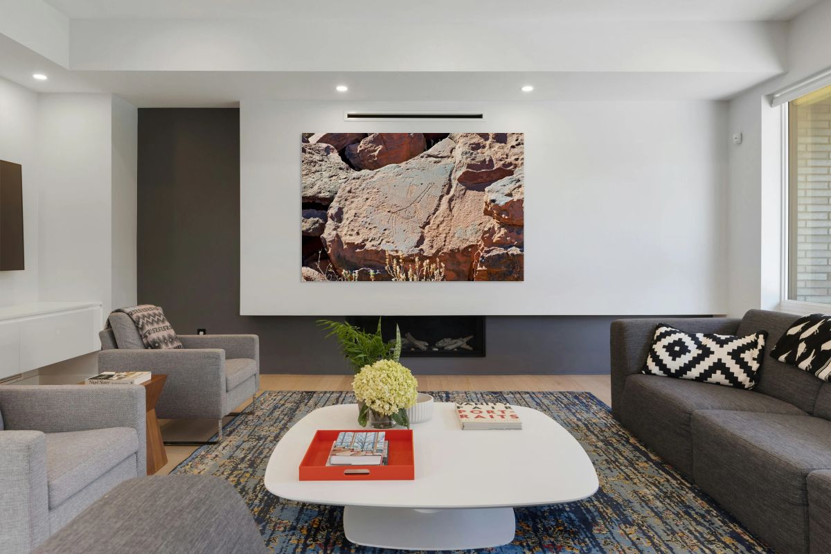 Prehistoric rock engravings in Twyfelfontein Namibia