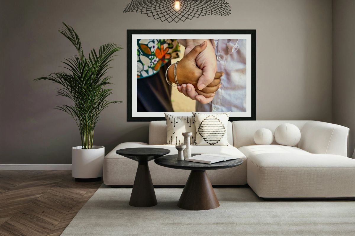 Diverse hands holding showing connection and support.