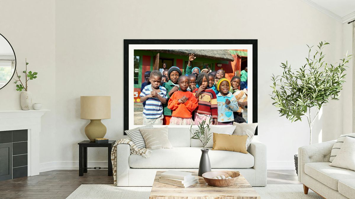 Group of children in classroom in Rundu Kavango Region Namibia