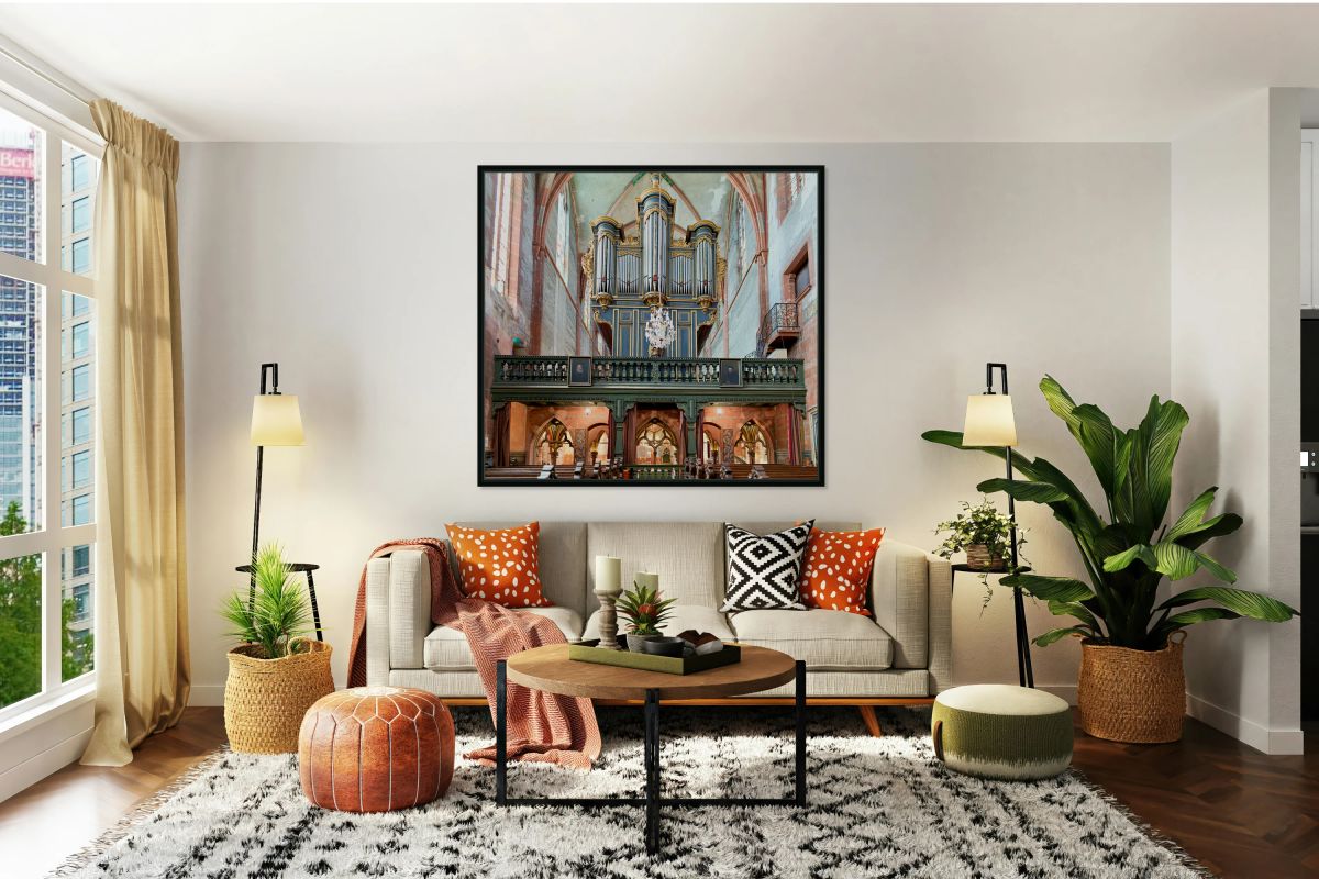 Pipe organ at Saint Pierre le Jeune church in Strasbourg