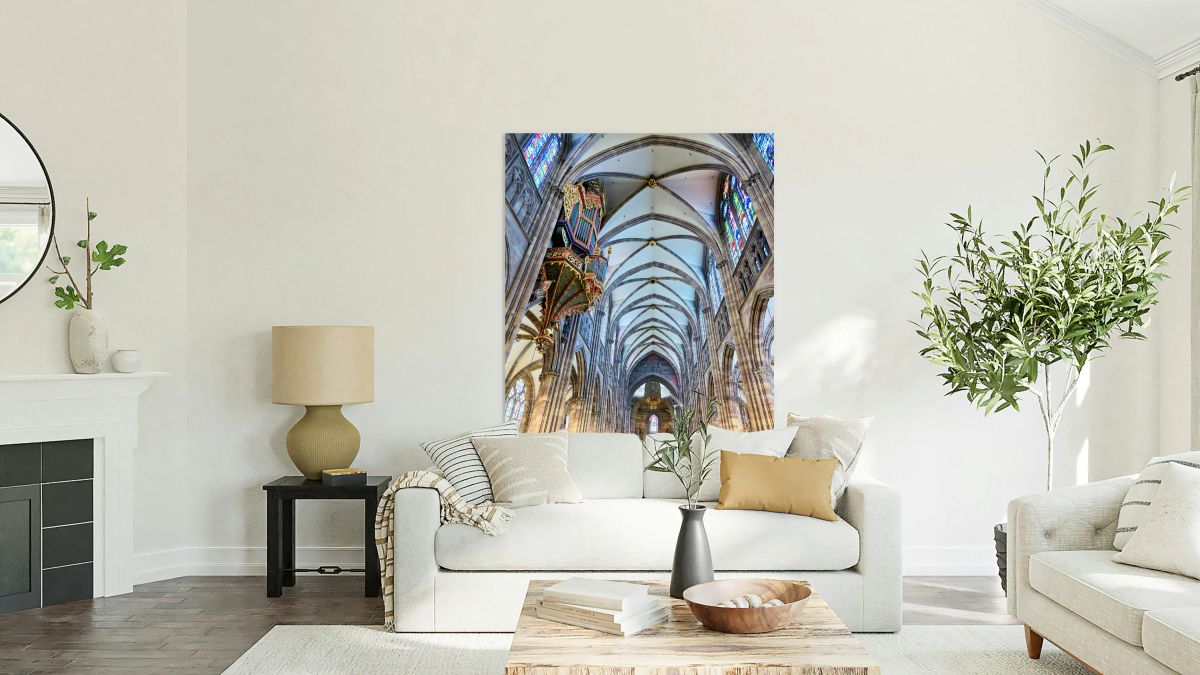 Visitors explore Strasbourg Cathedral in Alsace wine route