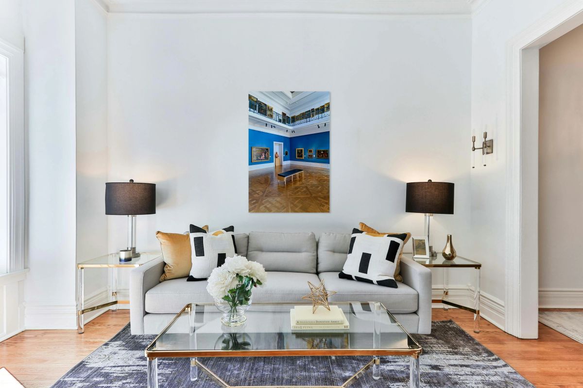 Visitors explore art at the Fine Arts Museum in Strasbourg Alsac