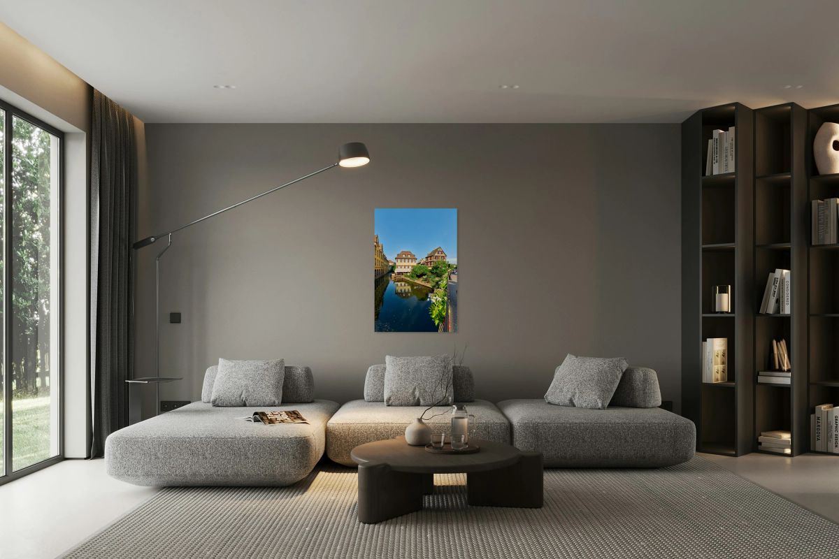 Visitors stroll the canal in Petite Venise Colmar