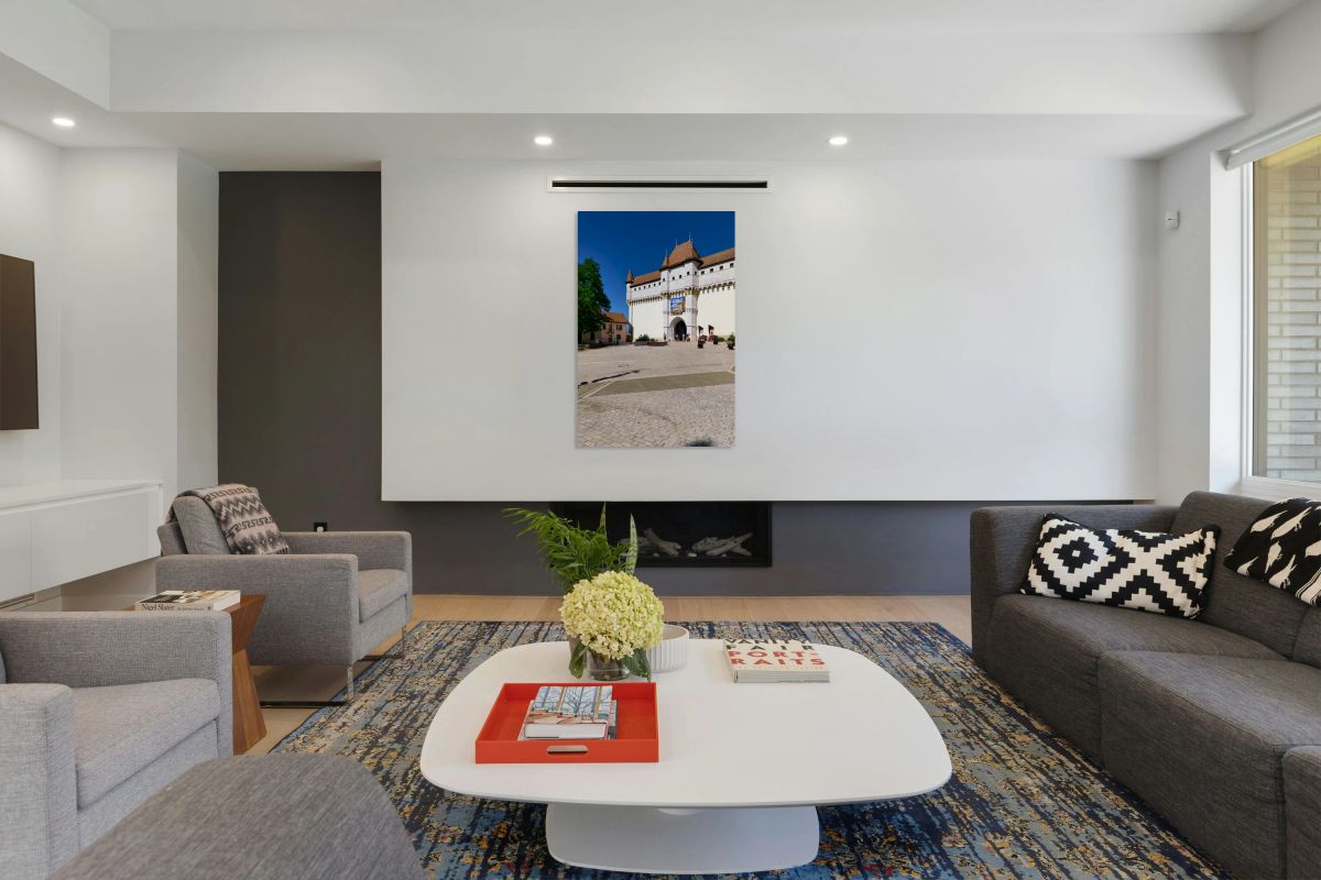 Exploring the castle in Annecy Haute Savoie France