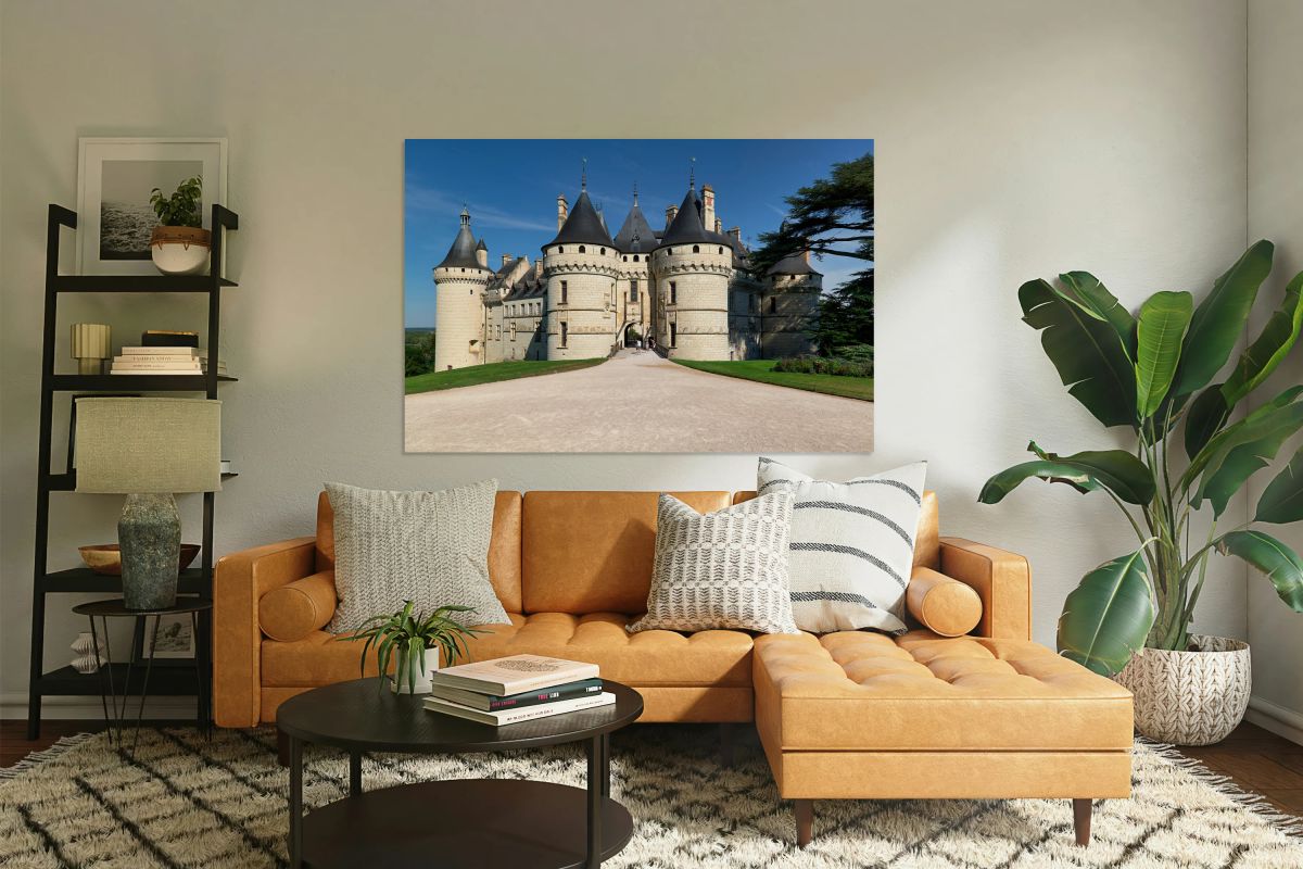 Chateau de Chaumont sur Loire stands tall in Chaumont France