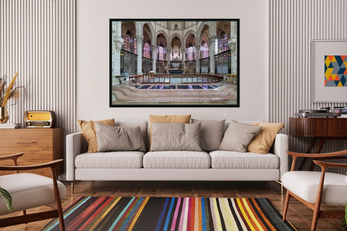 Visit to auxerre cathedral saint etienne in burgundy france