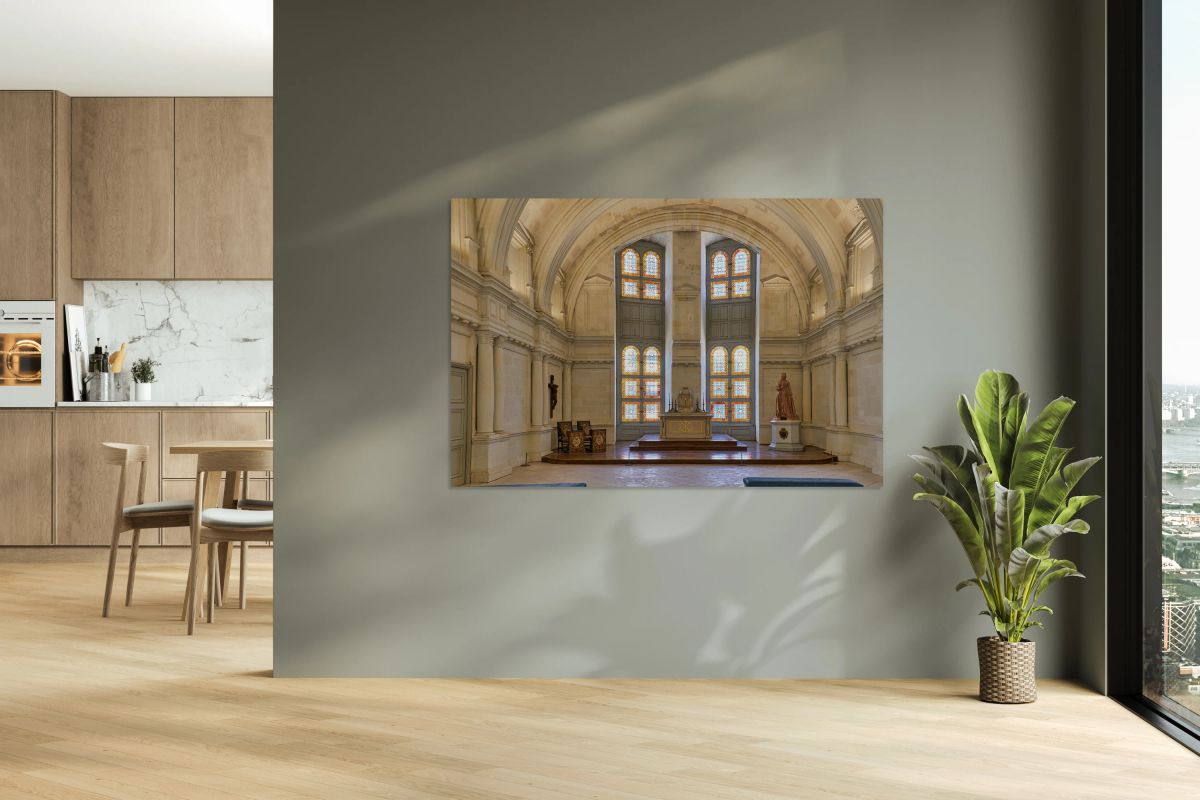 Visit chapel in Chateau de Chambord in France for quiet reflecti