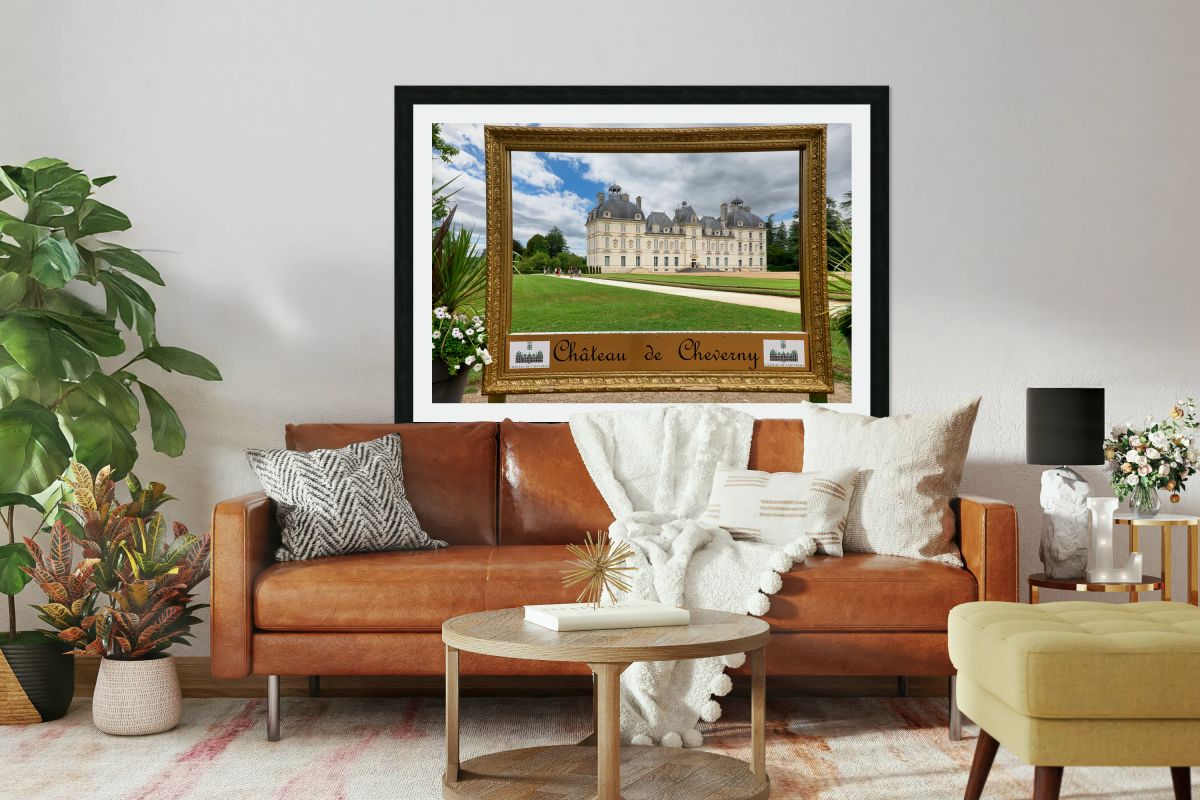 Chateau de Cheverny in the Loire Valley offers a beautiful view