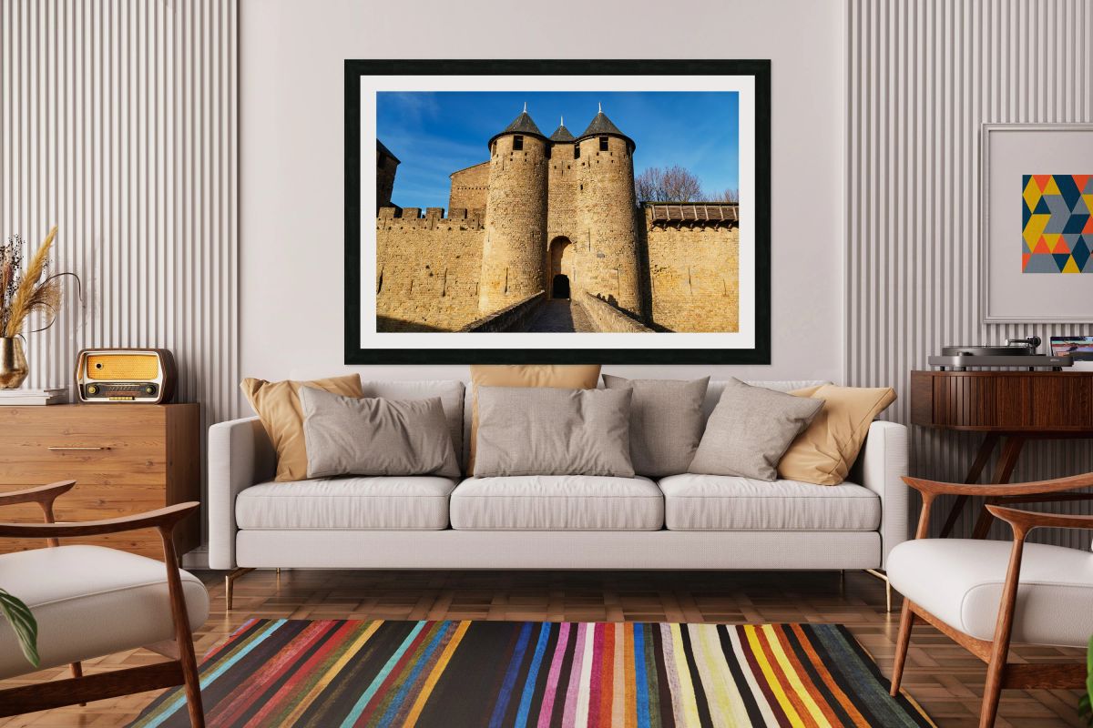 Explore the historic castle of Carcassonne in southern France