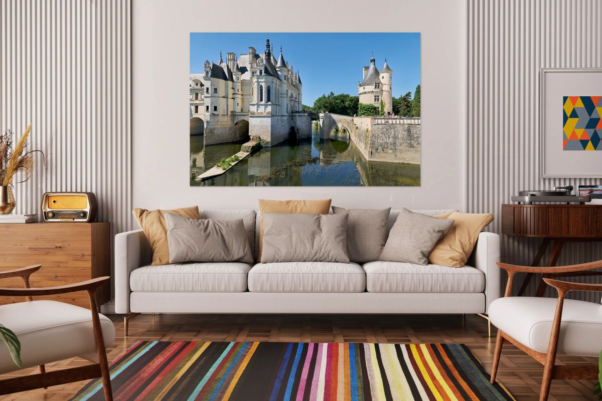 Visit Chenonceau Castle in France along the river