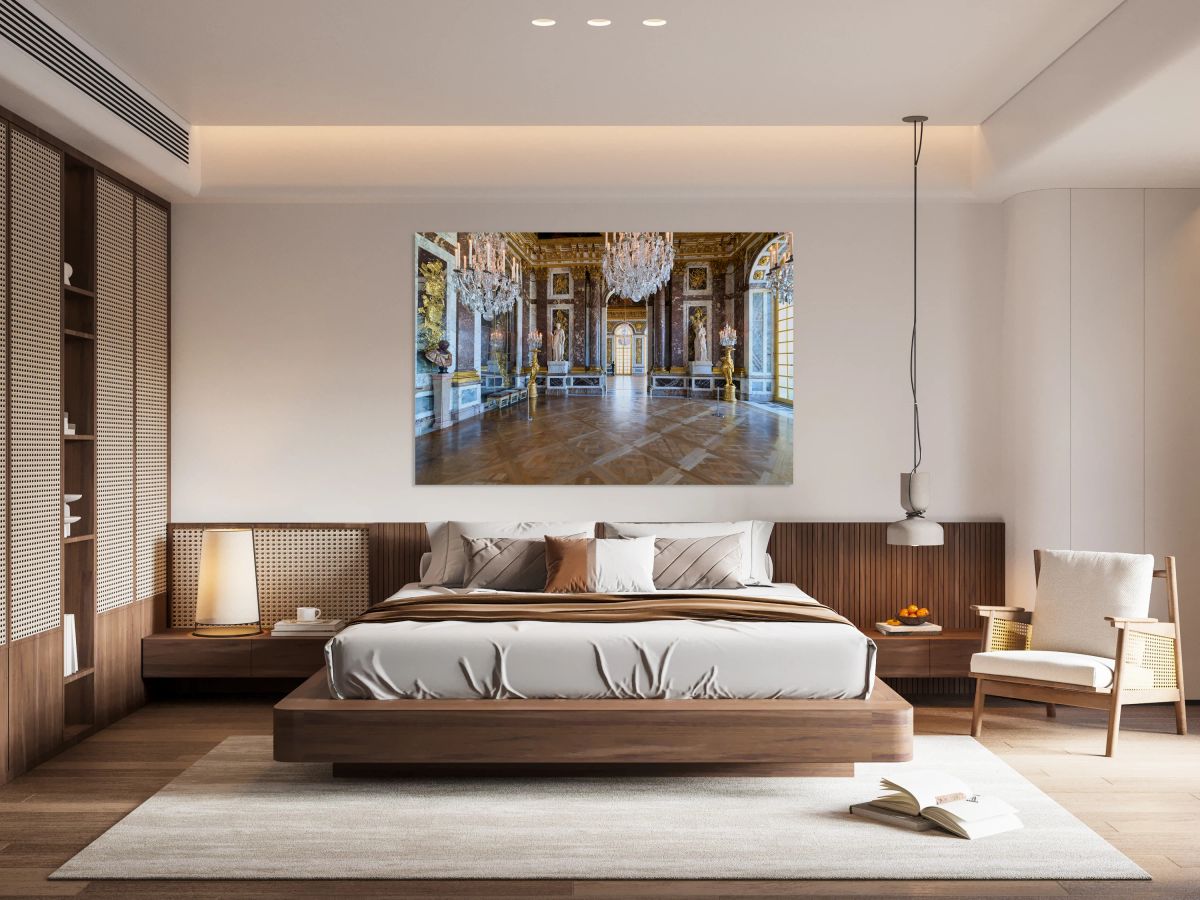 Exploring the grand interior of the Palace of Versailles in Pari