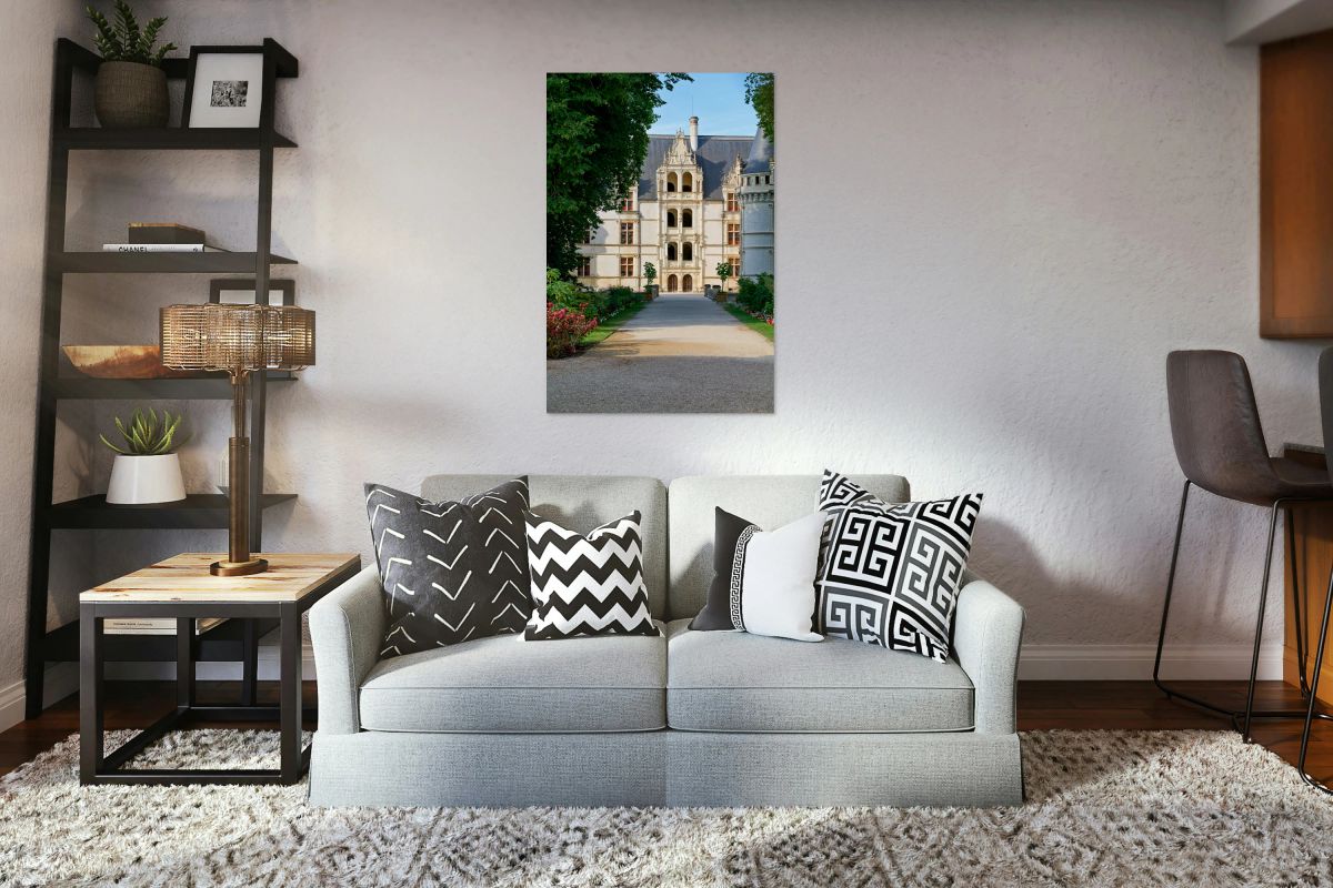 Chateau dAzay le Rideau in the Loire Valley France during the 