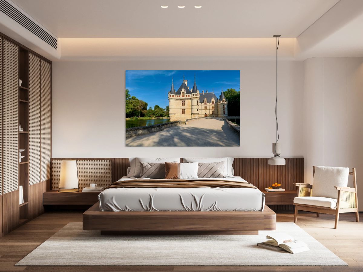 Visit Chateau dAzay le Rideau in Loire Valley France at noon