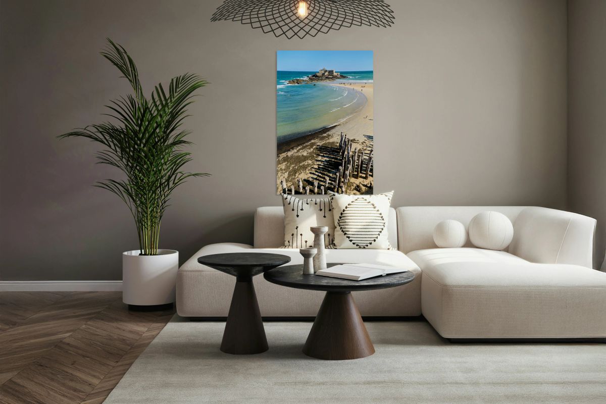 Fort National viewed from Plage de lEventail in Saint Malo