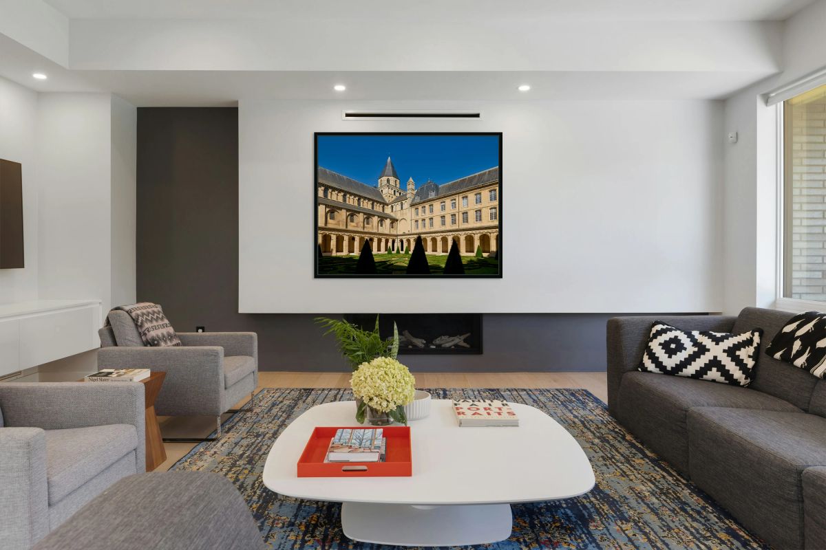 Visit to the abbey of saint etienne in caen normandy