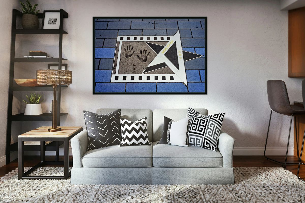 Hung Sin Nui handprints at the Hong Kong Walk of Fame