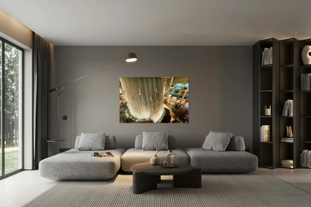 Diving sculptures at Dubai Malls waterfall showcase unique art