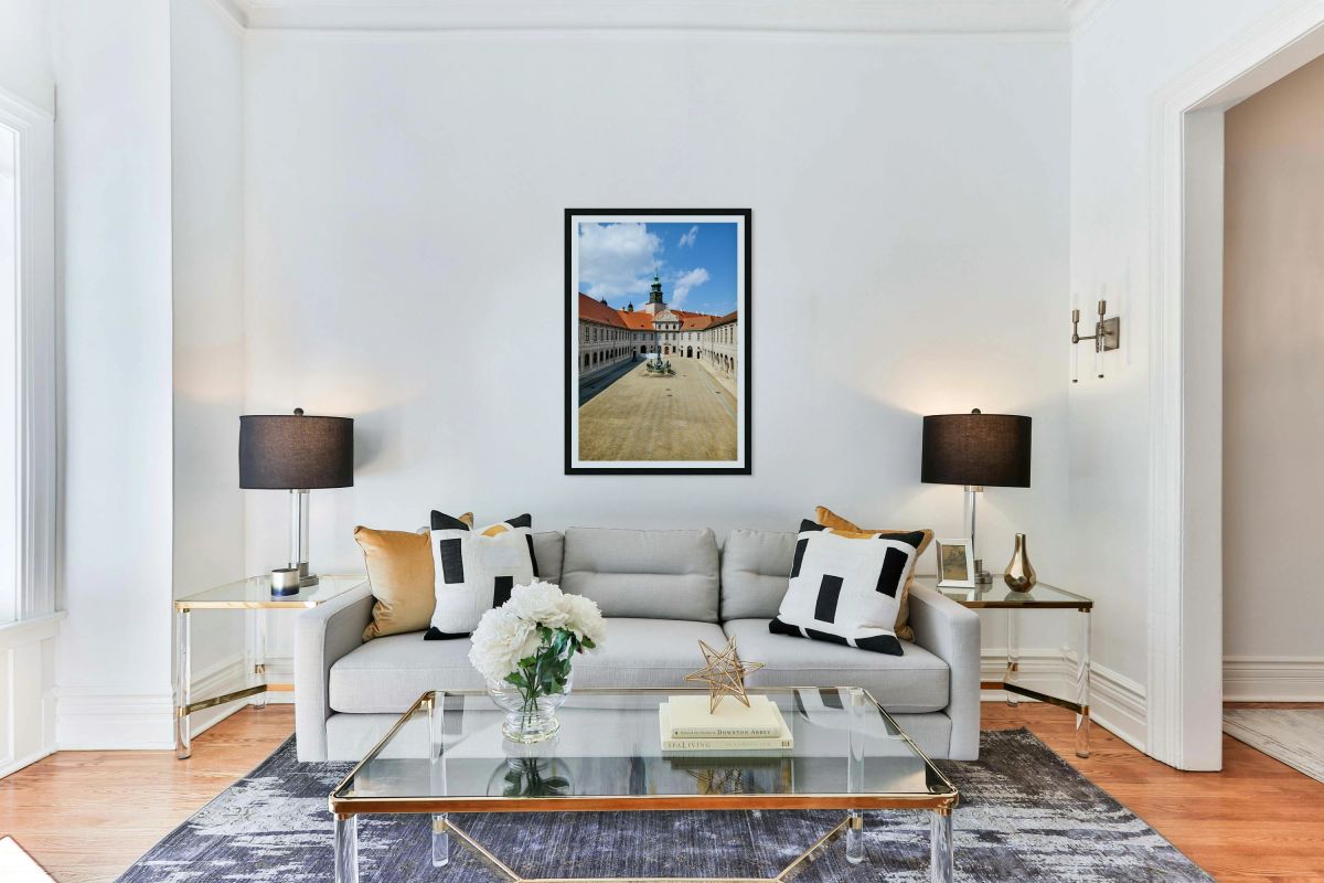 Historic Residenz Palace in Munich located in Bavaria Germany