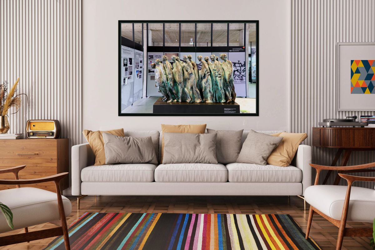 Dachau monument honoring former concentration camp prisoners