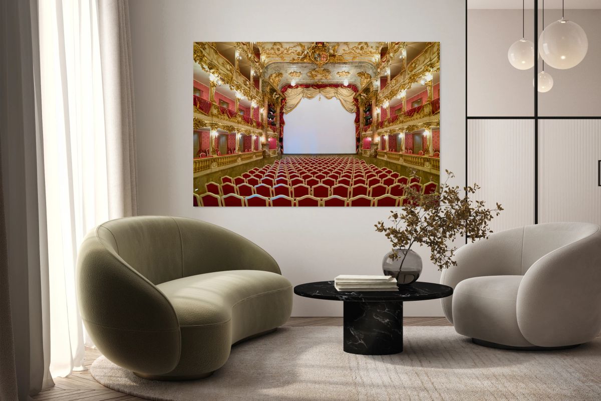 Cuvillies Theatre interior in Munich showcases old architecture 