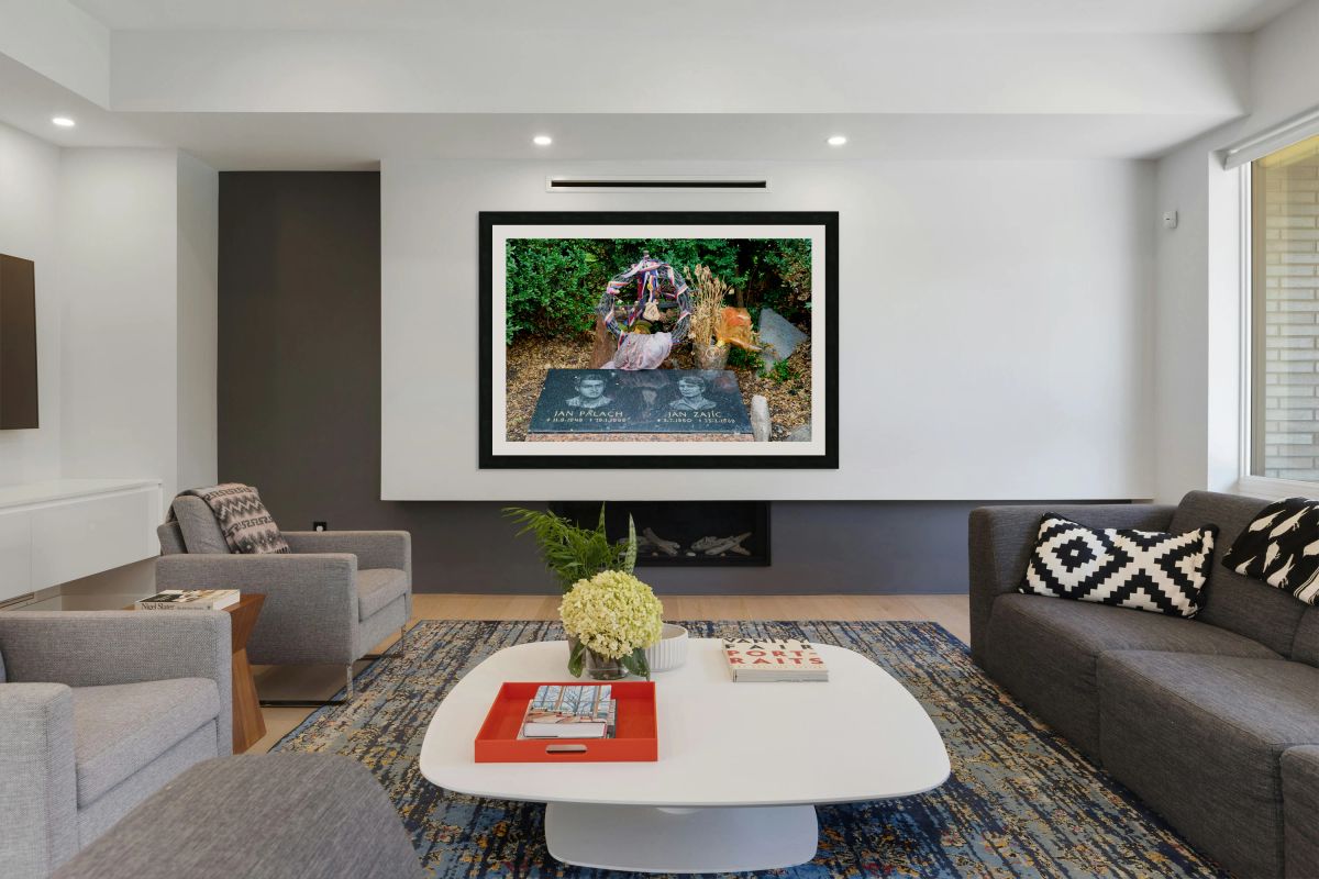 Memorial for Czech heroes Jan Palach and Jan Zajíc.