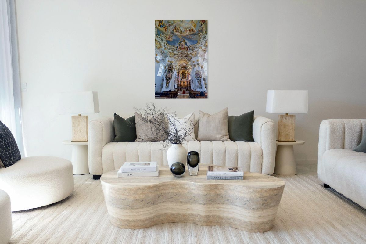 Pilgrimage church of wies on the romantic road in bavaria germa