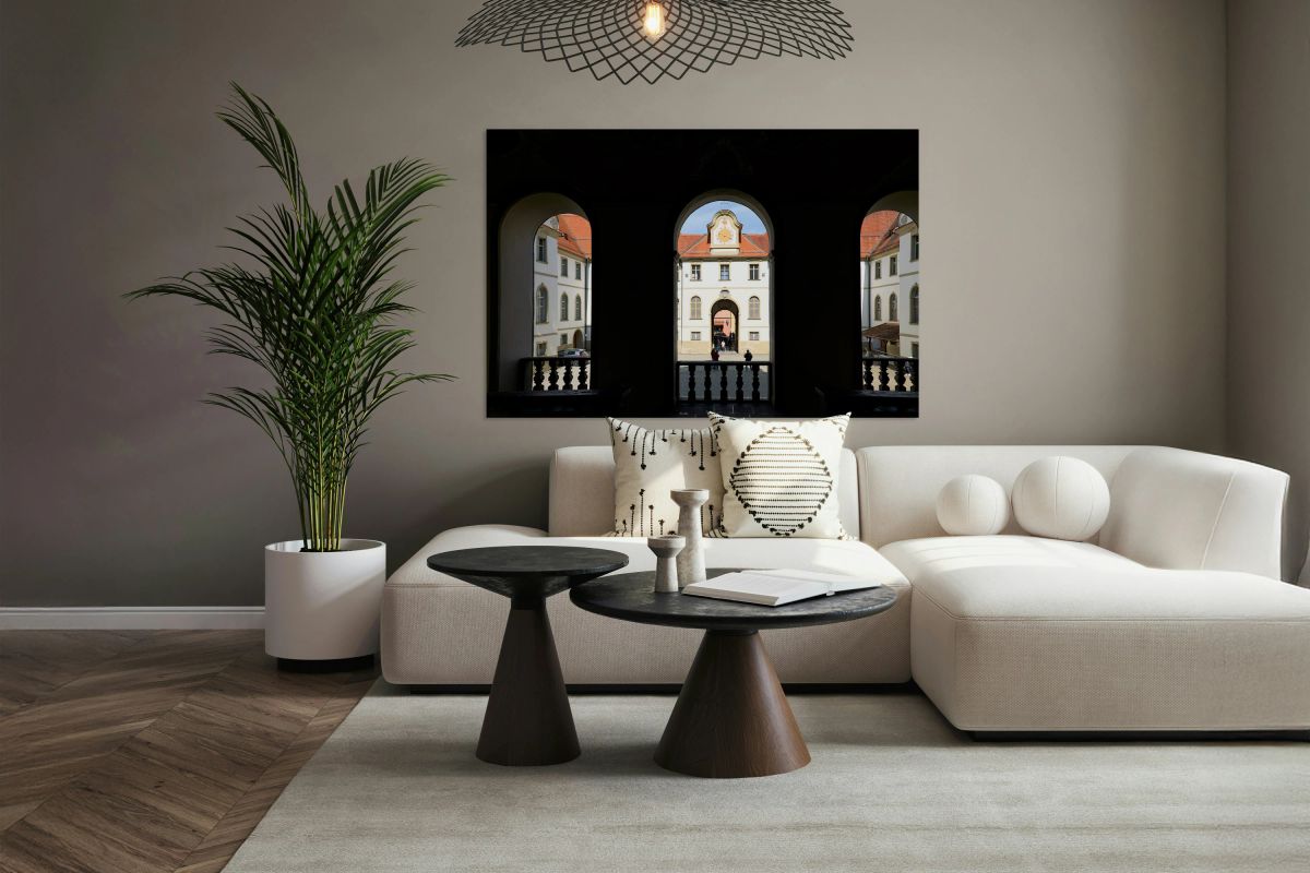 Exploring interior views of Benediktinerkloster St. Mang in Bava